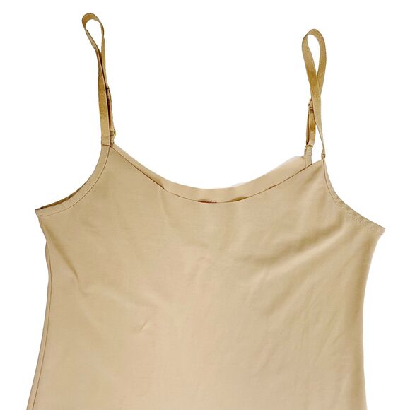 Commando Classic Mini Cami Slip Shapewear Beige Made in USA Compression M/L - Picture 4 of 10